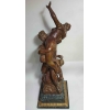Большая бронзовая статуэтка Похищение Сабинянок.Оригинал 19 века.Высота 70 см
