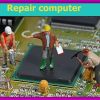 Сложный ремонт персональных комьпютеров с заменой чипа,  видочипа и видеоматрицы