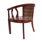 Деревянное чайное кресло В-5 с подлокотниками в гостиную, спальню или на кухню