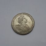 Монета рубль 1723 года. Пётр 1 в горностаевой мантии.  Оригинал.  Антикварный магазин