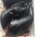 Ботильоны kalliste италия 39 размер черные кожа женские кожаные внутри осень весна демисезонные