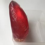 Браслет новый miss sixty красный прозрачный пластик широкий круглый бижутерия вишневый