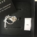 Кольцо новое серебро камень фианит циркон 16-19 раздвижное украшение ювелирной женское аксессуары