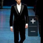 Пиджак мужской armani 48 l черный велюр бархат чехол классика костюм вечерний нарядный мягкий на вых