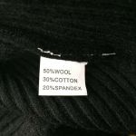 Платье новое чёрное м 46 вязаное футляр по фигуре миди шерсть разные цвета лапша чулок женское