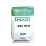 MAX RS WS (МАХ-RS-W)   cмесь ремонтная зимняя безусадочная быстротвердеющая литьевая